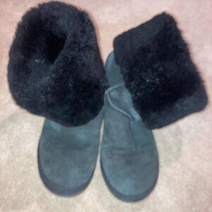 UGG - Tall Black Boots - Size 8